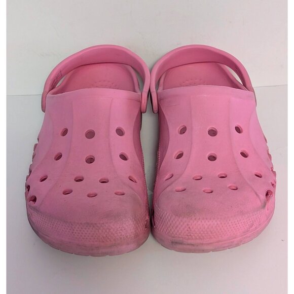 Crocs Mens Size 13 Classic Slip-On Waterproof Pink Clogs Mules Shoes Comfort - Picture 3 of 7